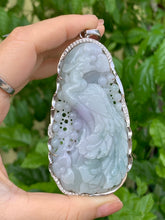 Load image into Gallery viewer, Jadeite Jade Pendant Necklace, Phoenix Pendant, bring Wealth &amp; Prosperity in Fengshui