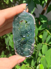 Load image into Gallery viewer, Jadeite Jade Pendant, Hand Carved Prosperity Peaceful Scenery Pendant, Wealth and Prosperity Fengshui, Jade Pendant
