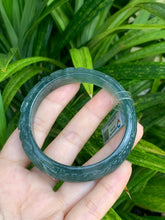 Load image into Gallery viewer, Jadeite Jade A bangle bracelet, Untreated Jade Bangle (inner diameter:55.68mm/2.19”)