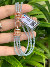 Load image into Gallery viewer, Jadeite Jade Bracelet, 3MM Beads Bracelet, Jadeite Jade Bracelet (Wrist:17CM)