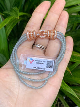 Load image into Gallery viewer, Jadeite Jade Bracelet, 3MM Beads Bracelet, Jadeite Jade Bracelet (Wrist:17CM)