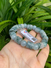 Load image into Gallery viewer, Jadeite Jade Beaded Bracelet, Hand Carved Patterns, Jade Bracelet (Wrist 16.5cm/6.5”)