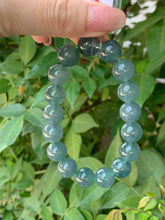 Load image into Gallery viewer, Ice Jadeite Jade A Bracelet, 12.2mm Bead, Wrist 16.5cm