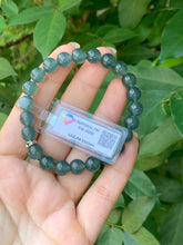 Load image into Gallery viewer, Jadeite Jade A bracelet, 7.9mm Bead, Jade Bracelet (Wrist 6”/15cm)