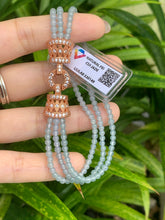 Load image into Gallery viewer, Jadeite Jade Bracelet, 3MM Beads Bracelet, Jadeite Jade Bracelet (Wrist:17CM)