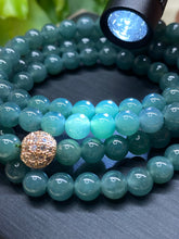 Load image into Gallery viewer, Jadeite Jade bead 5.8MM bracelet, Jade bracelet (L:64CM|25”)