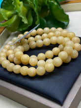 Load image into Gallery viewer, Jadeite Jade A Bracelet / Necklace 8-8.5mm bead, Jadeite Bracelet, Stretching style (L 20”)