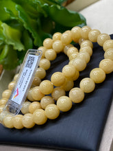 Load image into Gallery viewer, Jadeite Jade A Bracelet / Necklace 8-8.5mm bead, Jadeite Bracelet, Stretching style (L 20”)