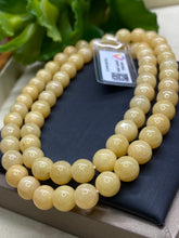 Load image into Gallery viewer, Jadeite Jade A Bracelet / Necklace 8-8.5mm bead, Jadeite Bracelet, Stretching style (L 20”)