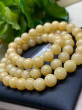 Load image into Gallery viewer, Jadeite Jade A Bracelet / Necklace 8-8.5mm bead, Jadeite Bracelet, Stretching style (L 20”)