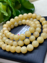 Load image into Gallery viewer, Jadeite Jade A Bracelet / Necklace 8-8.5mm bead, Jadeite Bracelet, Stretching style (L 20”)