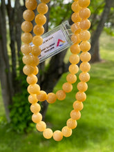 Load image into Gallery viewer, Jadeite Jade A Bracelet / Necklace 8-8.5mm bead, Jadeite Bracelet, Stretching style (L 20”)